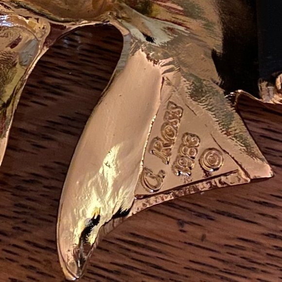 Christopher Ross 24 KT Gold Bow Belt 1983 - Picture 2 of 16